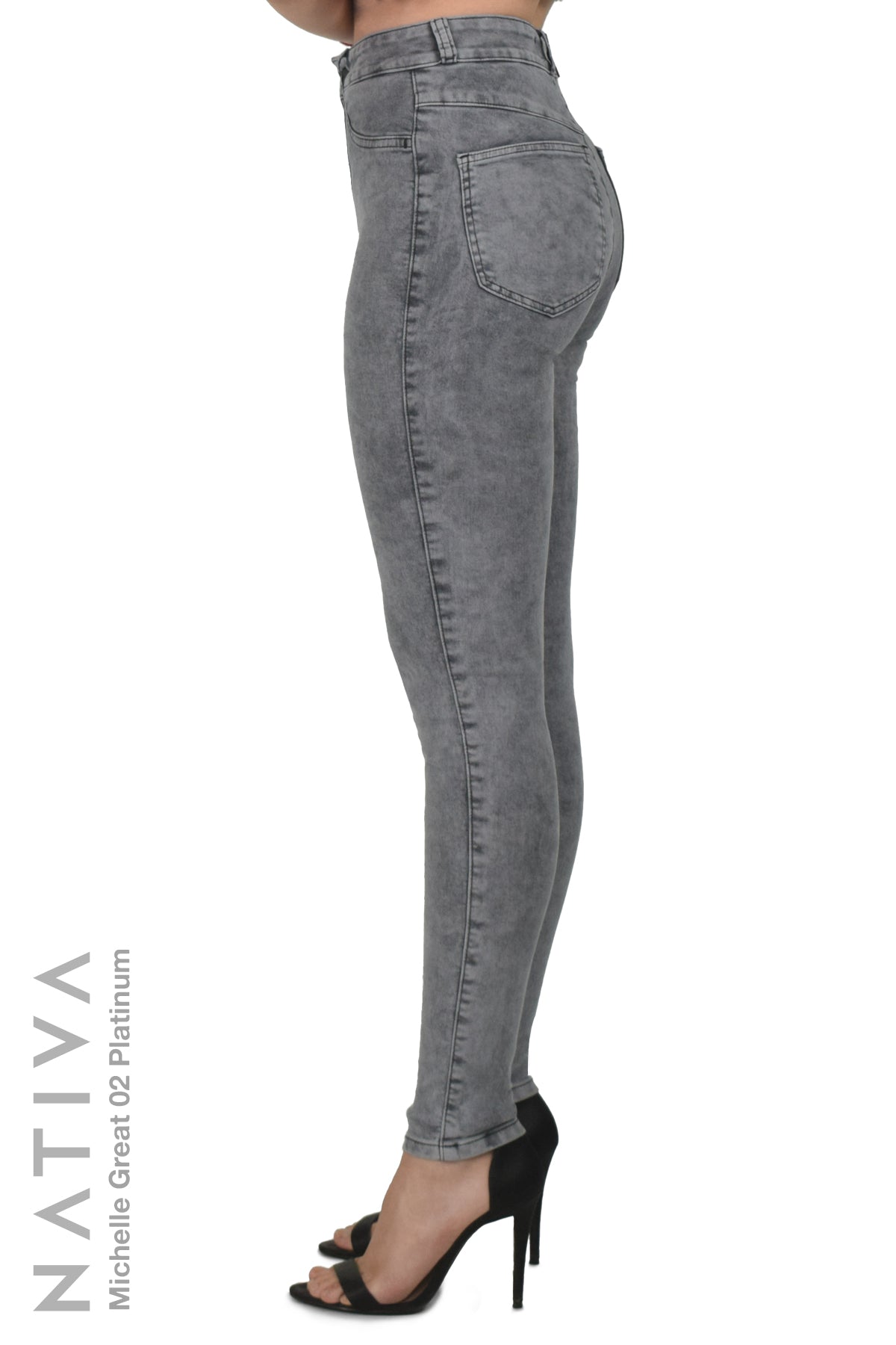 NATIVA, STRETCH JEANS. MICHELLE GREAT Capaci PLATINUM, Shaping High 02